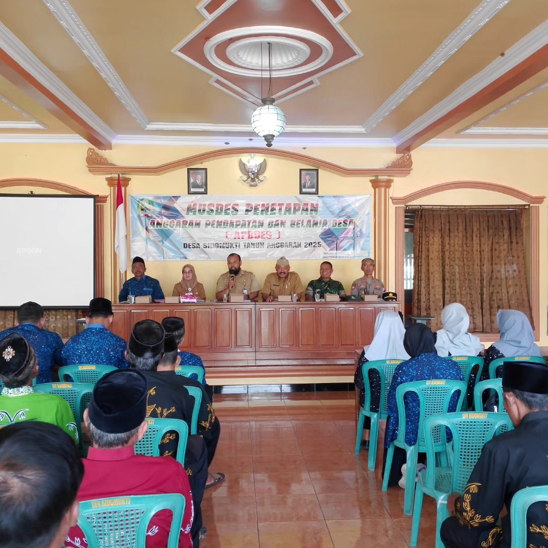 MUSDES PENETAPAN ANGGARAN PENDAPATAN DAN BELANJA DESA ( APBDES ) TAHUN 2025.