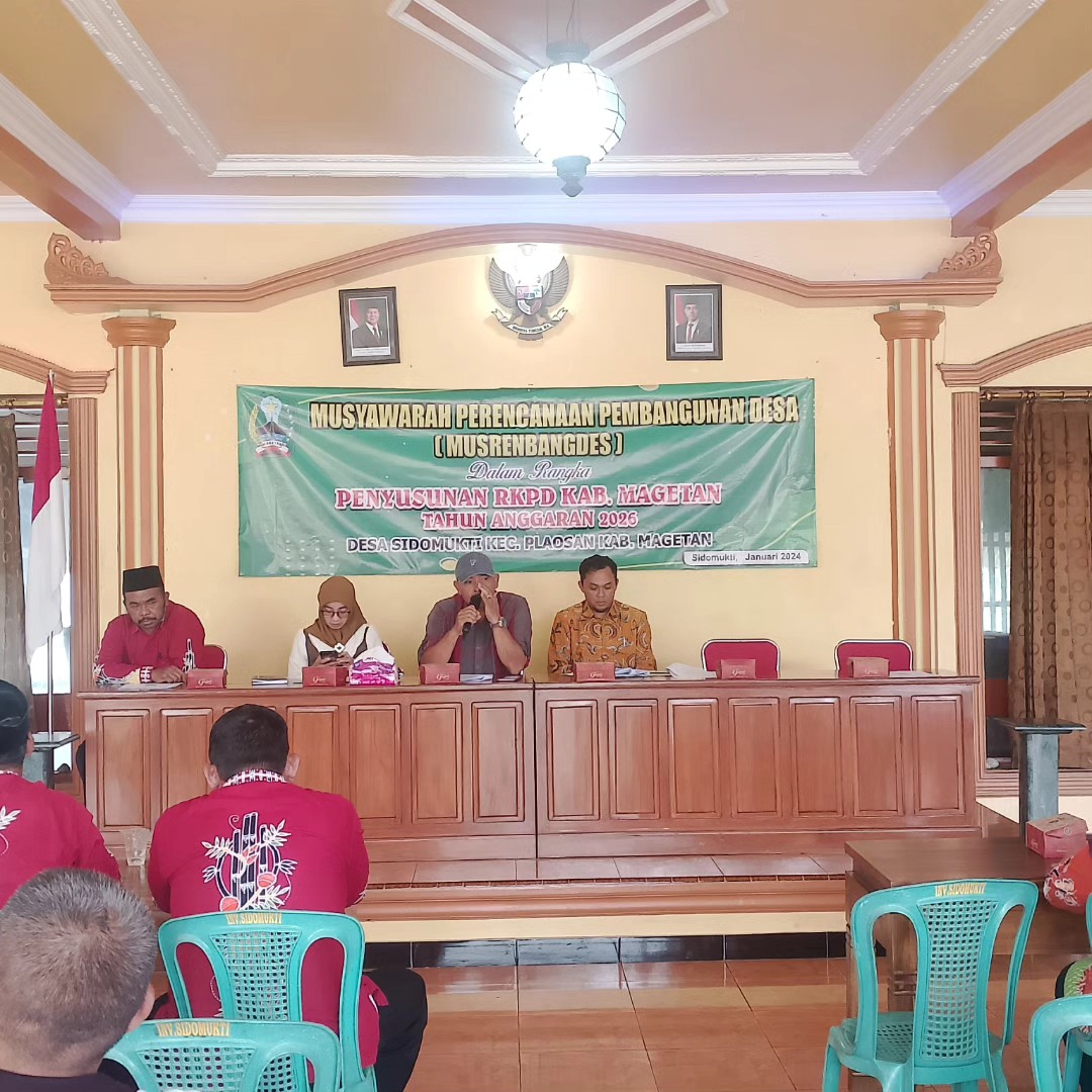 MUSYAWARAH PERENCANAAN PEMBANGUNAN DESA ( MUSRENBANGDES ).DALAM RANGKA PENYUSUNAN RKPD KAB.MAGETAN TAHUN 2026